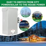 Lezbanz 100 Amp Manual Transfer Switch for Generators