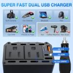 Nilight 300W Power Inverter for Car and Devices