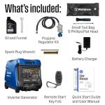 Westinghouse 5000W Super Quiet Dual Fuel Inverter Generator