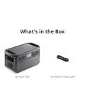 DJI 1000W Portable Power Station with LiFePO4 Battery