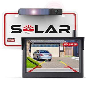 Foxpark Solar Wireless Backup Camera System, 1080P