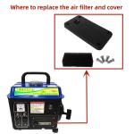 Air Filter and Panel Cover for Gas Generators