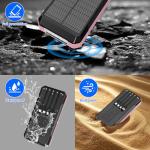 Portable Solar Power Bank 49800mAh Fast Charger