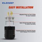 ELEGRP 20 Amp Locking Plug Generator Adapter