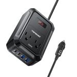200W Car Power Inverter with USB and AC Outlets