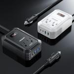 200W Car Power Inverter with USB and AC Outlets
