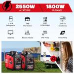 POXURIO 2550-Watt Super Quiet Inverter Generator