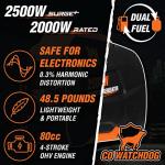 WEN DF250iX Quiet 2500-Watt Dual Inverter Generator