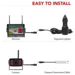 FalconEye 2nd Gen Wireless Backup Camera System