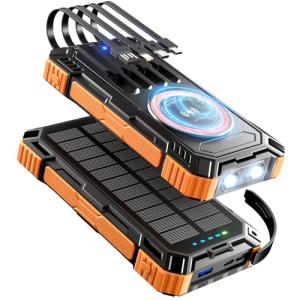 LUHOTA 49800mAh Solar Power Bank with Fast Charging