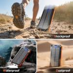 LUHOTA 49800mAh Solar Power Bank with Fast Charging