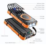 LUHOTA 49800mAh Solar Power Bank with Fast Charging