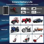 ECO-WORTHY 12V Waterproof Solar Battery Charger