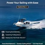 ECO-WORTHY 12V Waterproof Solar Battery Charger