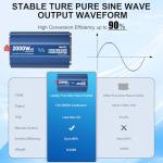 2000W Pure Sine Wave Inverter for Off-Grid Power