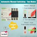 100 Amp Automatic Transfer Switch for Home Generators