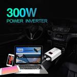 300W DC to AC Car Power Inverter with USB