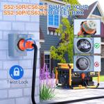 Nilight 50FT Heavy Duty Generator Extension Cord