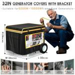 Heavy Duty Waterproof Generator Cover for Outdoors