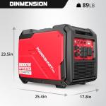 PowerSmart 5000W Portable Inverter Generator with CO Protection