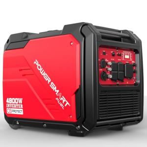 PowerSmart 4800W Portable Inverter Generator with Wheels