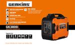 GENKINS 3800W Portable Inverter Generator for RVs