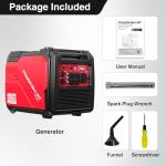 PowerSmart 4800W Portable Inverter Generator with Wheels