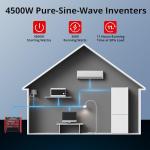 AMERISUN 4500-Watt Portable Gas Generator with CO-Sensor