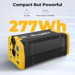 BougeRV 277Wh Portable Power Station for Car Use