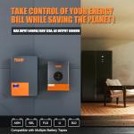 PowMr 10000W Solar Inverter with MPPT Controller