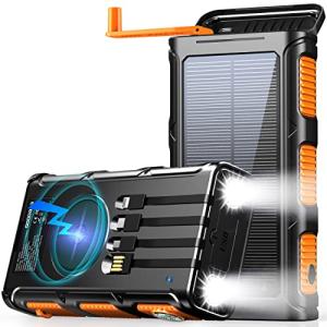 GOODaaa 45800mAh Wireless Power Bank with Hand Crank