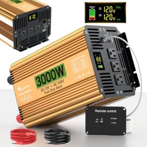 3000W Pure Sine Wave Inverter with Remote Control