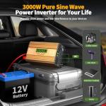 3000W Pure Sine Wave Inverter with Remote Control
