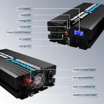 1500W Battery Backup Sump Pump with LCD Display