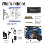 Westinghouse 12500W Portable Generator with Remote Start