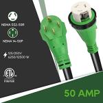 50 Amp 15 Foot Heavy Duty RV Power Cord