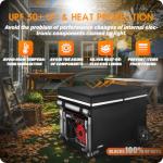 Weatherproof Generator Cover with Open Top, Black