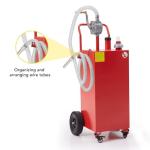 Portable 45 Gallon Fuel Caddy with Hand Pump