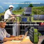 BROWAY 1000W Solar Generator Power Station for Camping