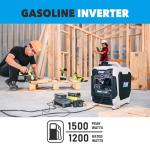 Pulsar 1,500W Portable Quiet Inverter Generator