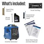 Westinghouse 2550W Super Quiet Portable Inverter Generator