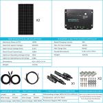 Renogy 200W Solar Panel Kit for RVs and More