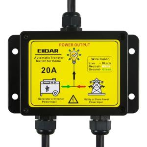 EIIDAR 20 Amp Auto Transfer Switch for Generators