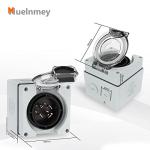 Muelnmey 20Amp Weatherproof Power Inlet Box