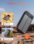 MINRISE 40000mAh Solar Power Bank with Fast Charging