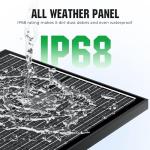 200W Solar Panel Set for RVs, Boats, and More