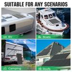 200W Solar Panel Set for RVs, Boats, and More