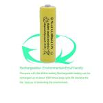 QBLPOWER 600mAh Rechargeable AA Batteries - 8 Pack