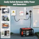 200-Amp Manual Generator Transfer Switch for Home Use