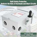 200-Amp Manual Generator Transfer Switch for Home Use